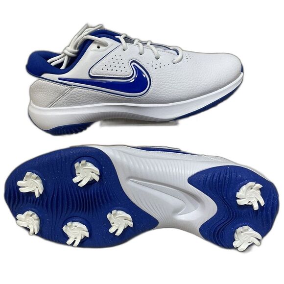 Men Size 7.5 Nike Victory Pro 3 Golf Cleats Shoes White Royal Blue DV6800-140 main image 7